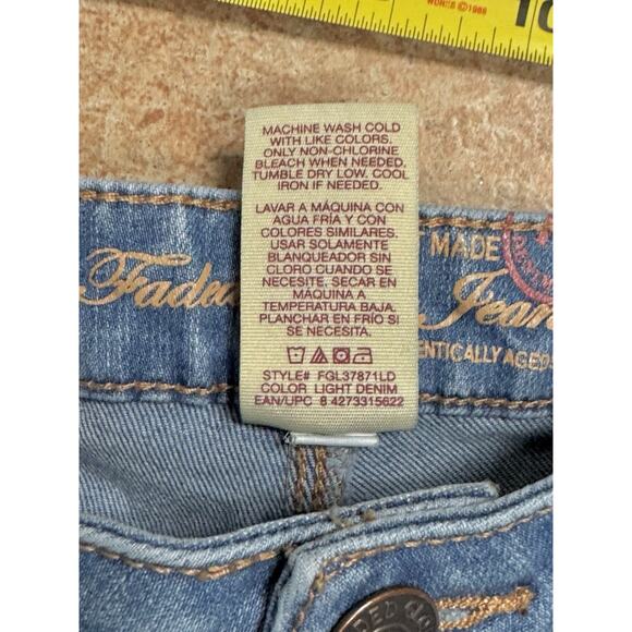 Women’s Faded Glory Ultimate Skinny Jeans In Medium Blue Wash - Size 18 Ankle - Picture 11 of 12